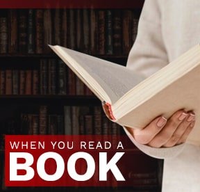 When you read a book